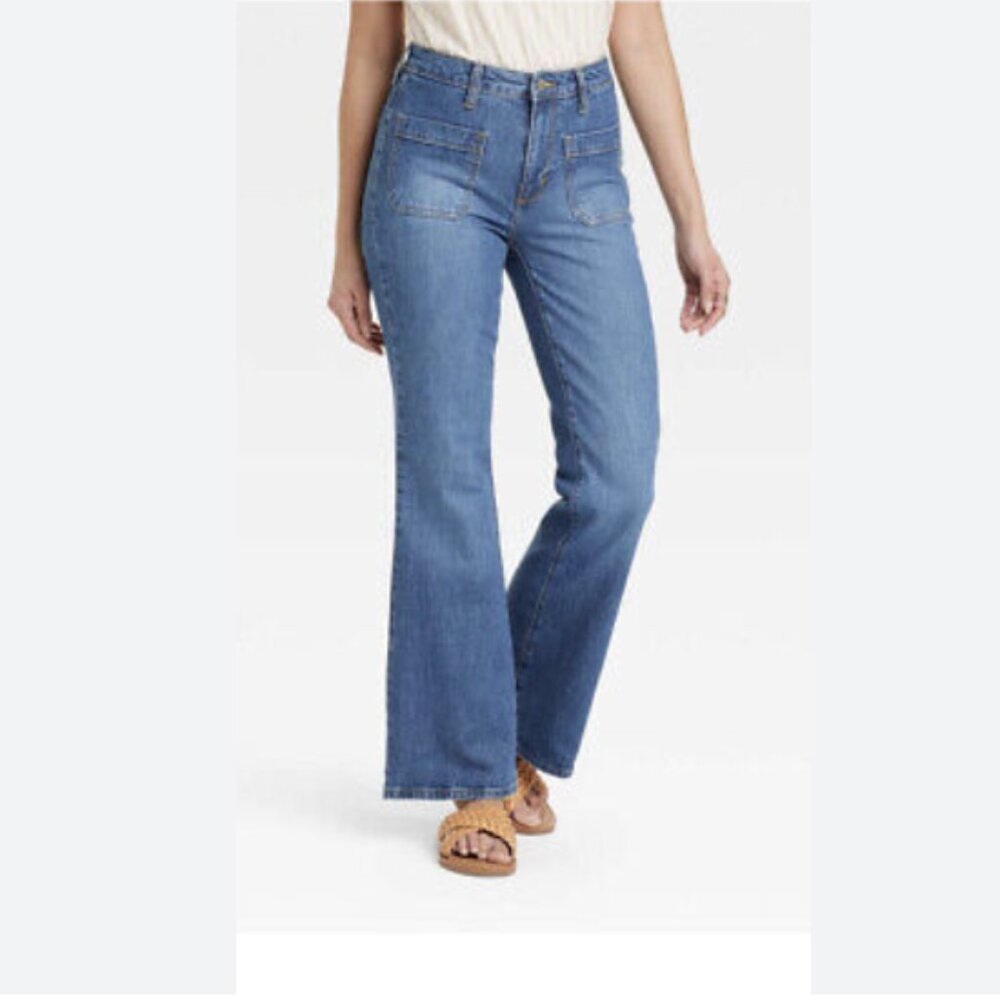 Universal Thread High Rise Flare Jeans 33